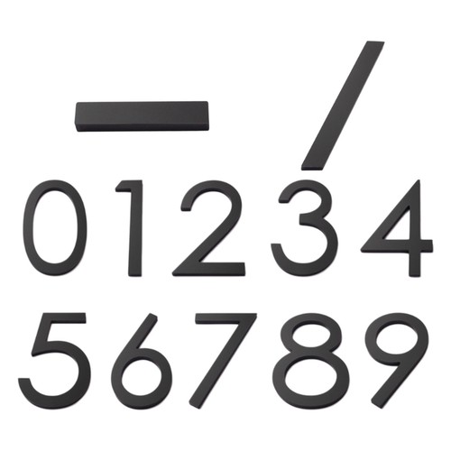 Modern door label number plate - door,