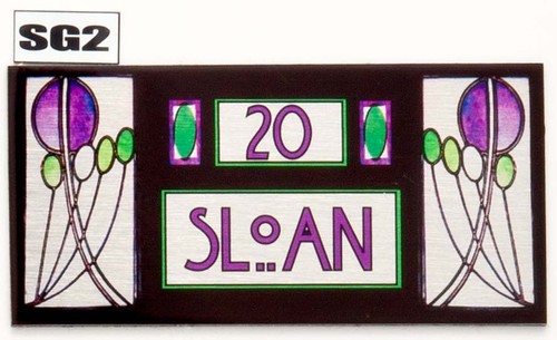 Stained glass effect plate - effect,
