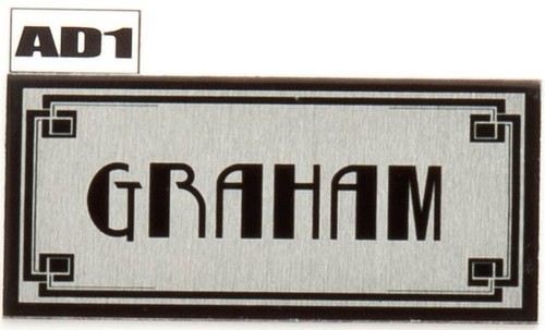 Art deco personalised name - art,