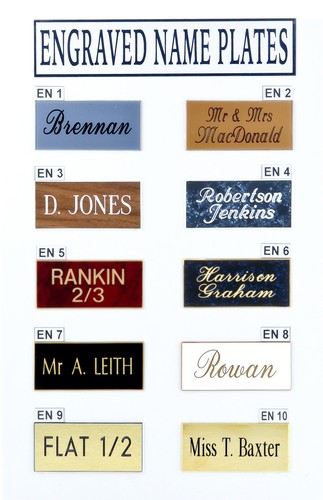 Deep engraved house name - deep,