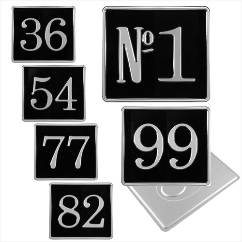8x7 black silver pressed - 8x7,