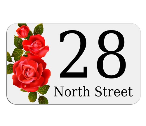 House gate sign plaque - sign, door