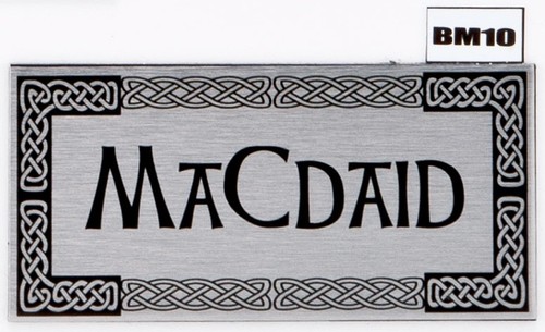 House sign plaque - house, personalised
