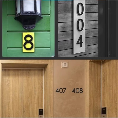 House number inch floating - number,