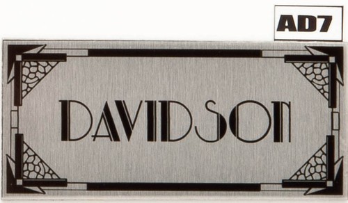 Name plate art - name,