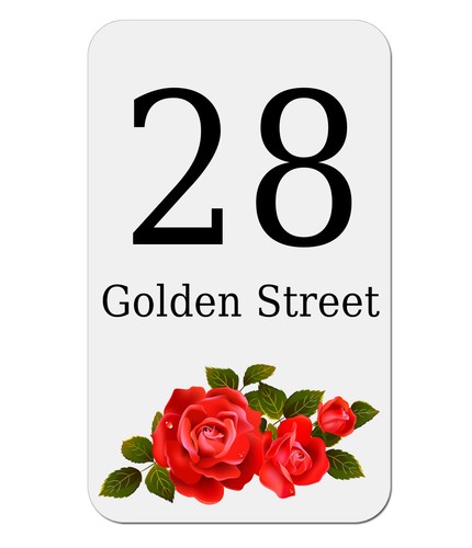 House gate sign - house,