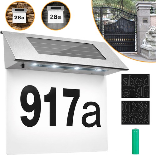 Solar light door signs outdoor - door,